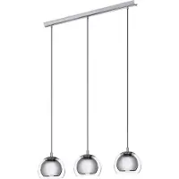 Eglo Hanglamp Rocamar 3-lichts chroom