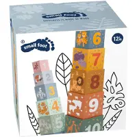 Small Foot - Stapelblokken Safari Karton, 10dlg.