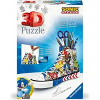 Ravensburger Puzzle 3D - - Sneaker Sonic - 108 stukjes - Potloodhouder - Vanaf 8 jaar