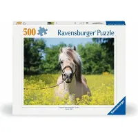 Ravensburger legpuzzel paard landschap 500 stukjes voor volwassenen.