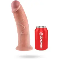 King Cock - dildo met zuignap 25cm - huidkleur