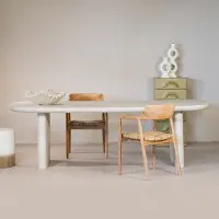 Giga Meubel Eettafel Maya Deens Ovaal Beige 200cm