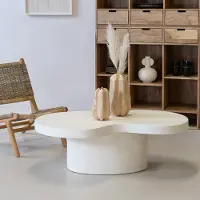 Giga Meubel Salontafel Olivia Organisch Beige 120cm