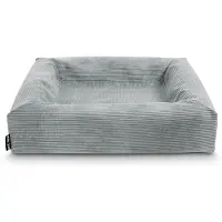 Bia Bed bed rib hoes hondenmand grijs 70x60x15cm