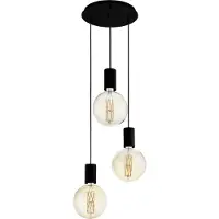 Eglo Pozueta Hanglamp - E27 - Ø 33 cm - Zwart