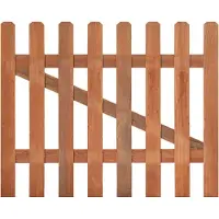 Tuindeco Tuinhekdeur recht hardhout 60 cm