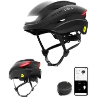 Lumos LHEUT7-M0-BK, zwart, antraciet, helm, uniseks, volwassenen, elektrisch fietsen, zwart, antraciet