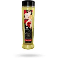Shunga - Massageolie - Romance Sparkling Strawberry -240 ml