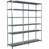 Schulte Legborden zonder grendels, H 2300 x B 2000 x D 500, gegalvaniseerd