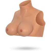Vuxen Bodies Siliconen - Wearable Breasts Crop Top D Cup