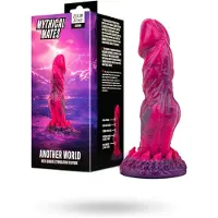 Mythical Mates - Another World Dildo Roze & Paars - 22.4 cm