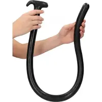 Shots Ass Snake Dildo - 100 cm - Zwart