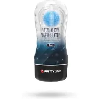 Vuxen - Planet Blue - Masturbator Cup - Met Rollende Bal Voor Extra Sensaties - Blauw