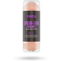 Vuxen - Virgin-Skin Blowout - Dubbelzijdige Stroker Masturbator - Vagina en Mond - Lichte Huidskleur
