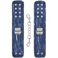 Ouch! Ouch Denim handboeien - Ruwe denim stijl - Blauw