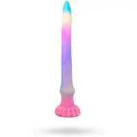NMC 17.5 INCH SILICONE MONSTER DILDO GLOW IN THE DARK