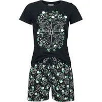 Harry Potter Pyjama - Hogwarts - S tot XXL - voor Vrouwen - zwart | Maat L