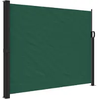 vidaXL - Tuinscherm - intrekbaar - 170x300 - cm - donkergroen
