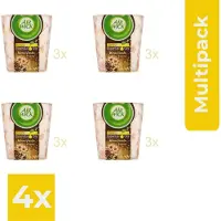 Air Wick Airwick Geurkaars - Essential Oils - Hemelse Vanille - 6 x 105 gram - Voordeelverpakking 4 stuks