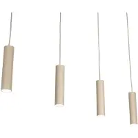 Lumidora Hanglamp 75294 - AREZZA - 4 Lichts - GU10 - Beige - Zand - Metaal