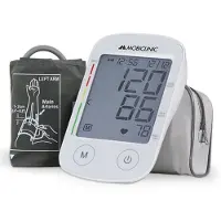 Mobiclinic TX-01 - Elektronische bovenarm sfygmomanometer - Digitale sfygmomanometer - LCD-scherm - Automatische sfygmomanometer met huls - 4×30 meetgeheugen