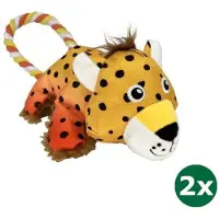 Kong cozie tuggz cheetah 2x 26x15x9,5 cm