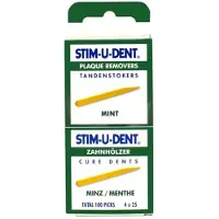 Stim-U-Dent Tandenstokers Original Mint - 100 stuks