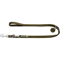Hunter - V-Lijn - Hondenriem Länge max. 200 cm - Breite 2,0 cm, groen