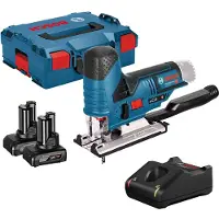 Bosch Accu Decoupeerzaag GST 12V-70 / 2x 4,0 Ah Accu + Lader in L-Boxx