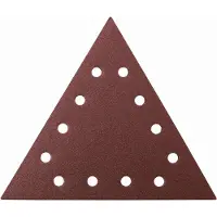 Scheppach Driehoek Schuurpapier K100 - Set van 10 - 280 x 280 x 280 mm - Klittenband