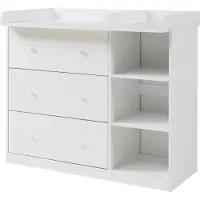 En.casa Luiercommode Beldinupp wit 3 lades en 3 open vakken []