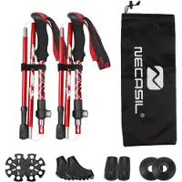 INF Ultralichte wandelstok met 5 secties 1 paar