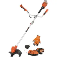 Powerplus Dual Power Accu bosmaaier POWDPGBCS1 -2 in 1 maaier en grastrimmer van 40 V, Met accu en lader, ruggedragen, tuingereedschap