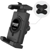 RAM Mount Quick-Grip Pro XL Telefoonhouder met Kogel en Trillingdemper RAM-HOL-PD7BVU