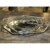 Prisma Opbergschaal - Zilverkleur 34 cm