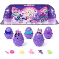 Hatchimals Alive Neon Rainbow Ei-verpakking, 5 stuks, Meerkleurig
