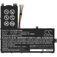 123accu Acer AC17B8K / KT.0040G.012 accu (15.2 V, 3150 mAh, huismerk)
