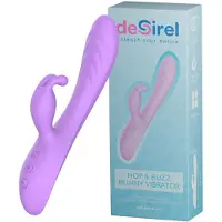 Desirel Hop &amp; Buzz Bunny - vibrator met clitorisstimulator - paashaasje - paars