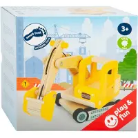 Small Foot - Houten Graafmachine Geel
