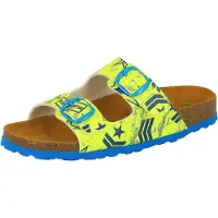Lico Huisschoenen donkerblauw / limoen