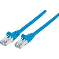 Intellinet 740722, patchkabel Cat6a-connector / Cat7-kabel, 1 meter, blauw