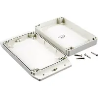 Hammond Electronics 1555H2F17GY Universele behuizing 180 x 120.79 x 37.2 Polycarbonaat Lichtgrijs 1 stuk(s)