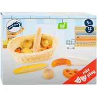 Small Foot - Kunststof Broodmand met Speeleten Brood, 12dlg.