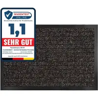 Karat Dura Deurmat - Robuust & Duurzaam - In vele Maten en Kleuren - Antislip Schoonloopmat - Voor Binnen en Buiten - Bruin - 50 x 80 cm