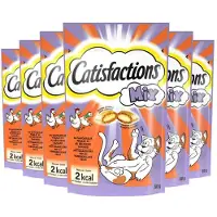 Mars Catisfactions Mixto Kip-eend Snacks Voor Katten 60g 6 Eenheden