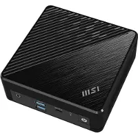 MSI Cubi N ADL S-254AT Mini-PC Intel N200, 4 GB DDR4 RAM, 128 GB M.2 SSD, Intel UHD-grafische kaart, Wi-Fi 5, Bluetooth 5, Windows 11 Pro