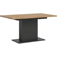 Ebuy24 Uitklapbare Eettafel Motion Emob - Grijs & Artisan - 150-190x76x90 Cm