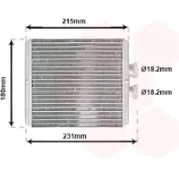 VAN WEZEL 03006198 Kachelradiateur, interieurverwarming