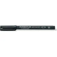 Staedtler Viltstift Lumocolor 317 permanent M zwart - 10 stuks