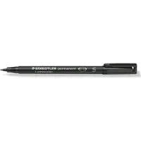 Staedtler Overheadmarker 97% Gerecycled Fijn Ronde punt 0,4 mm Zwart Navulbaar 10 Stuks